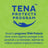 Tena Silhouette Noir Taille Basse Large , 10 unités