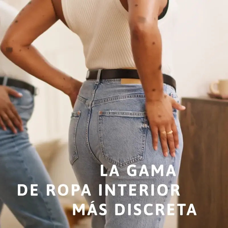 Tena Silhouette Noir Taille Basse Moyenne , 12 unités