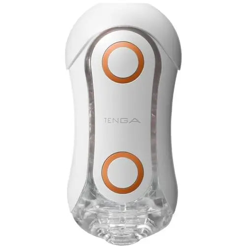 Tenga Flip Orb Strong Masturbator Crash White and Orange