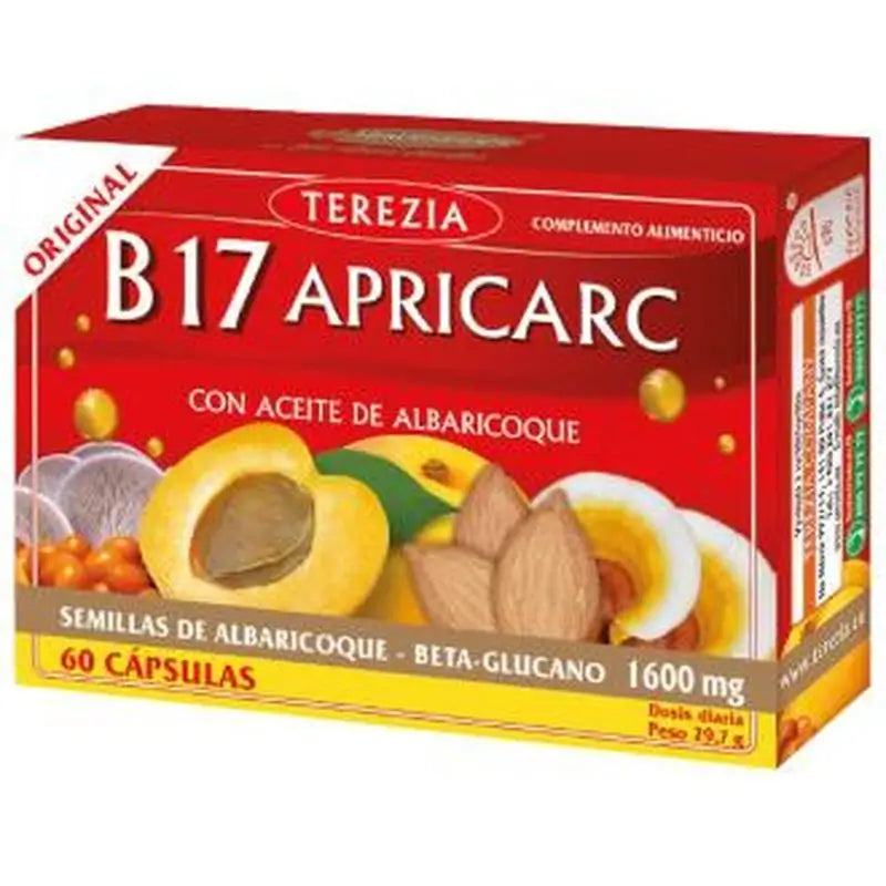 Terezia B17 Apricarc with Apricot Kernel Ac. 60Caps