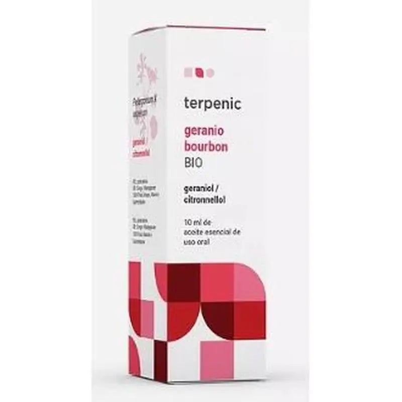 Terpenic Geranium Bourbon Essential Oil Bio 10Ml.