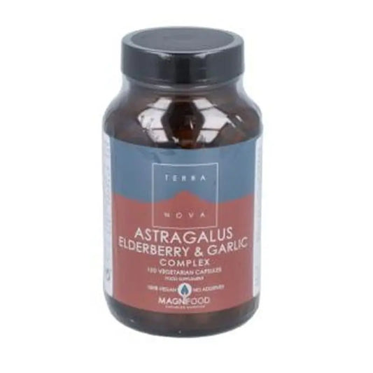 Terranova Astragalus, Elderberry & Garlic (Defence) Complex 100V Capsules
