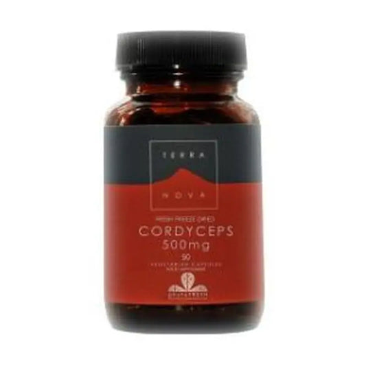 Terranova Cordyceps 500Mg. 50V Capsules
