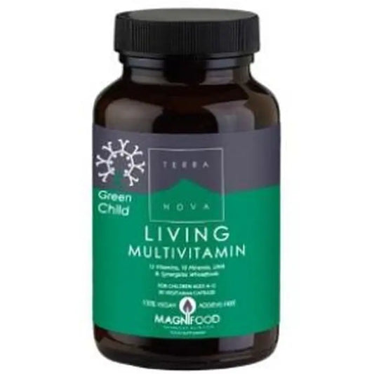 Terranova Children's Live Multivitamin 100 Capsules
