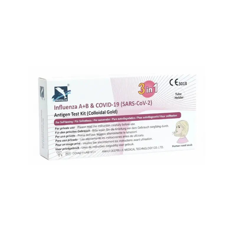 SARS-CoV-2 and Influenza A/B Duo-Antigen Test, 1 Unit