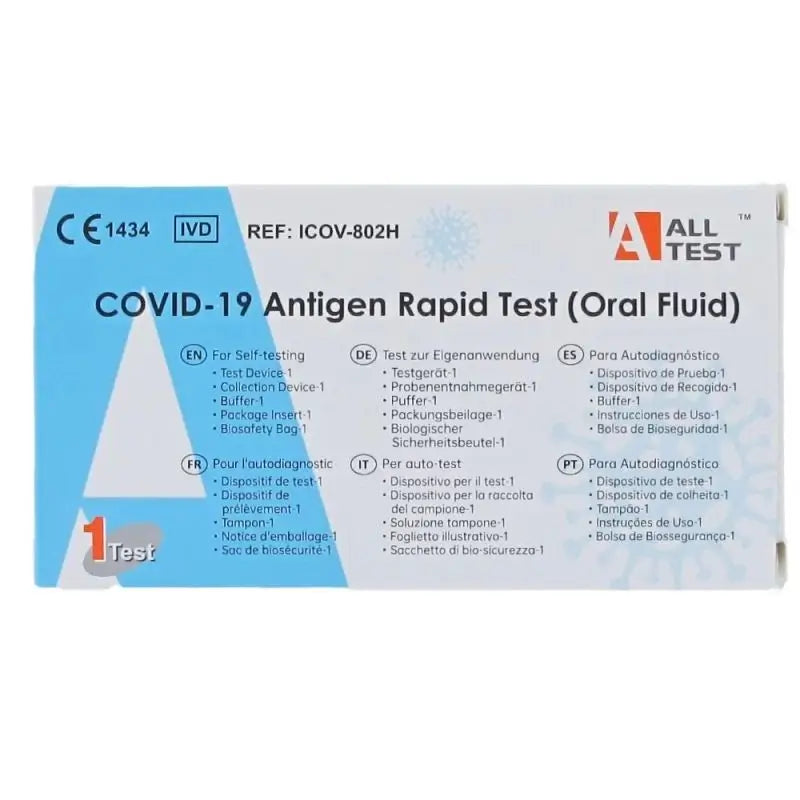 Covid-19 Saliva Antigen Rapid Test - 10 unités - Tous les tests
