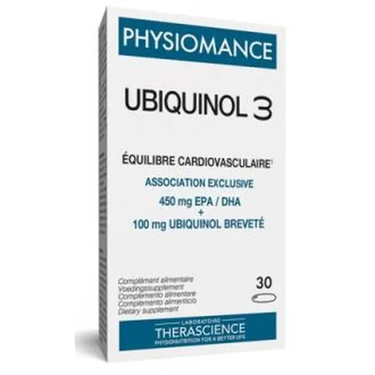 Therascience Physiomance Ubiquinol 3 30 Capsules