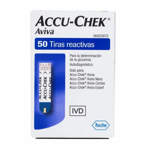 Accu-Chek Aviva Blood Glucose Test Strips 50 units