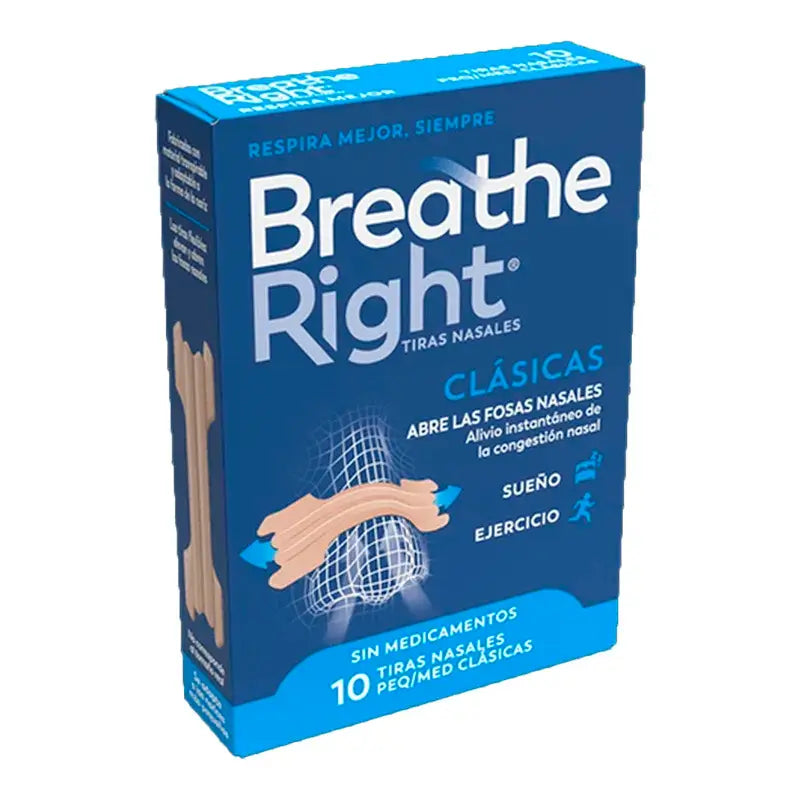 Breathe Right Nasal Strips Small-Medium 10 pieces