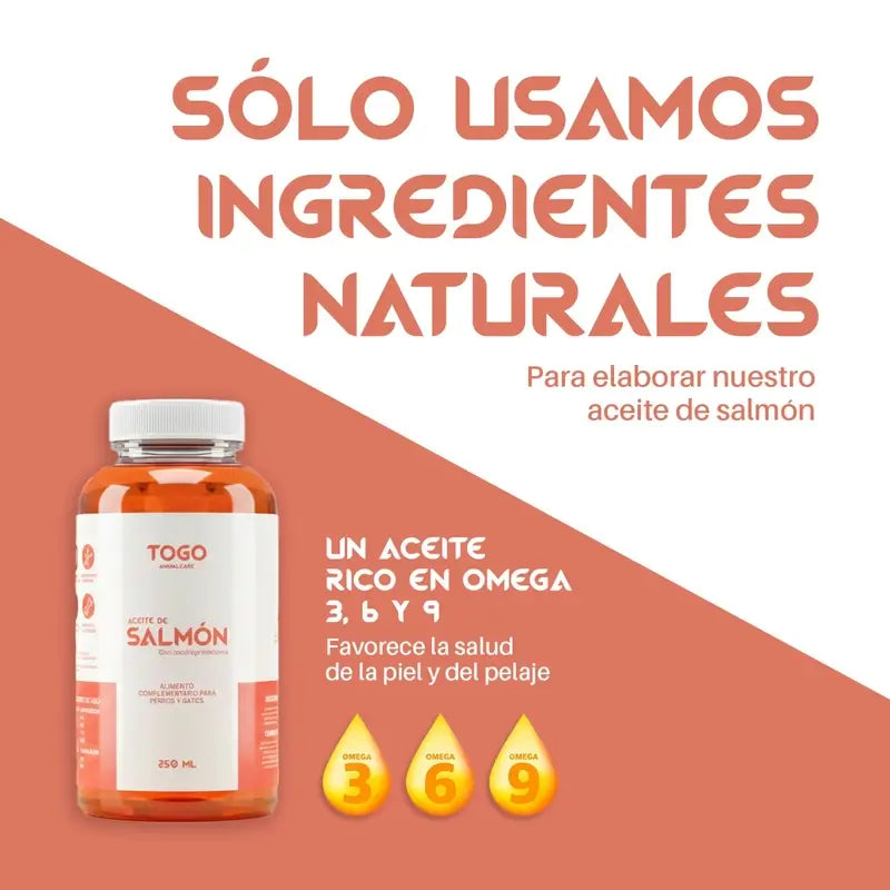 Huile de saumon du Togo, 250 ml