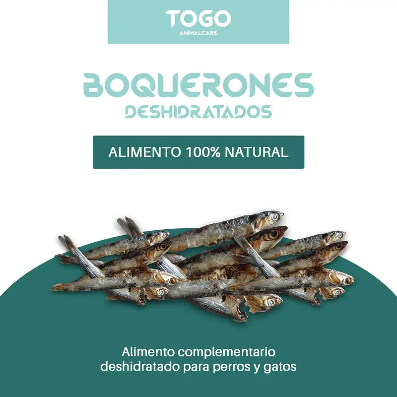 Togo Snack Anchois séchés naturels, paquet de 2 unités