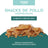 Togo Snack Natural Chicken Strips, paquet de 2 unités