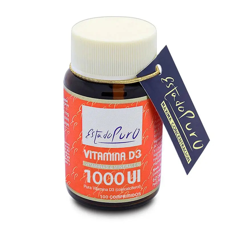 Tongil Pure State Vitamin D3 1000 Ui, 100 Tablets
