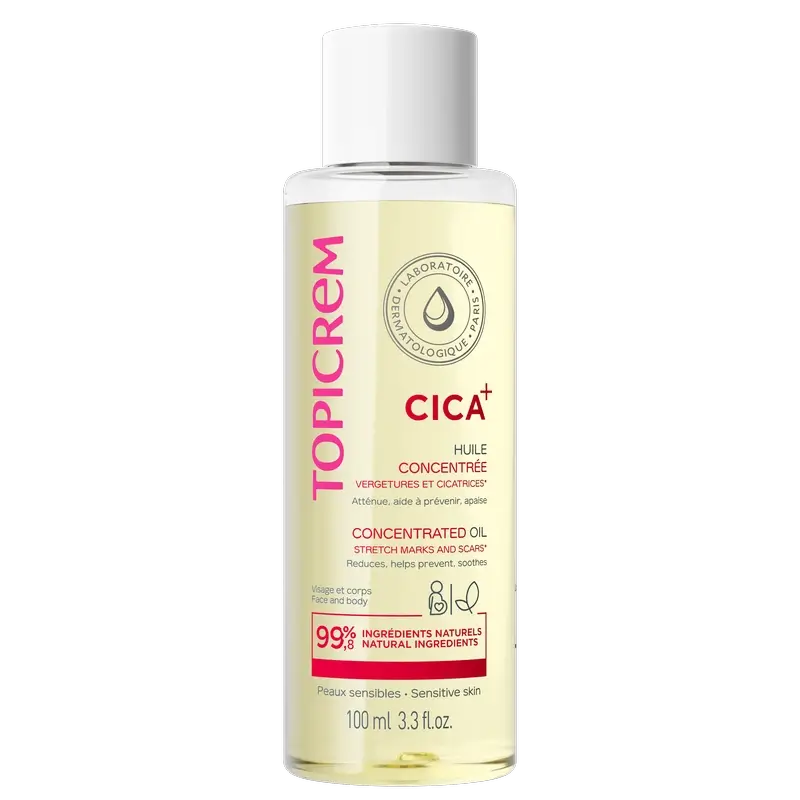 Topicrem Cica Huile pour cicatrices et vergetures, 100 ml