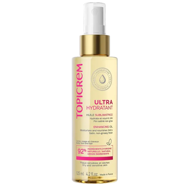 Huile ultra-hydratante Topicrem Uh, 125 ml