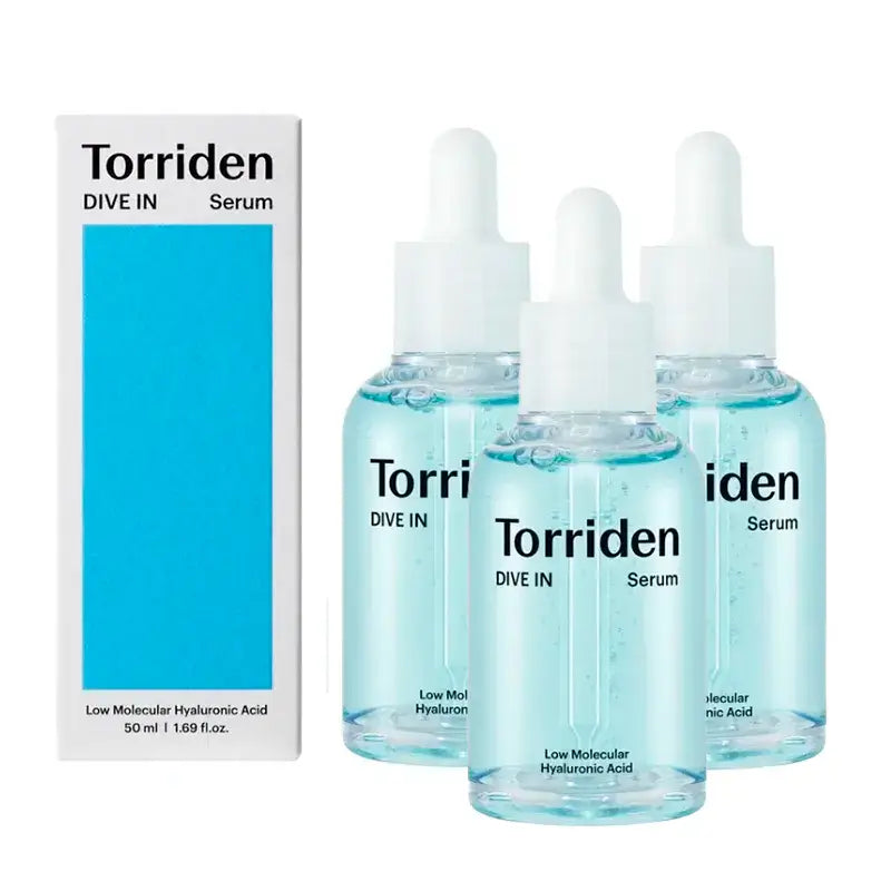 Torriden Dive-In Low Molecular Hyaluronic Acid Serum , 3 x 50 ml Pack