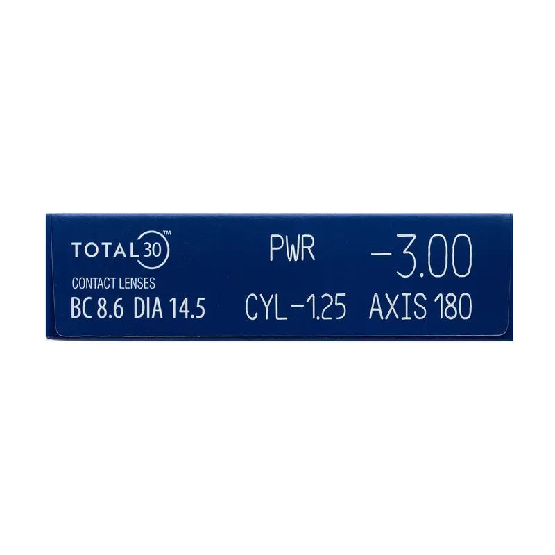 Total30 Lentilles toriques mensuelles, 3 unités