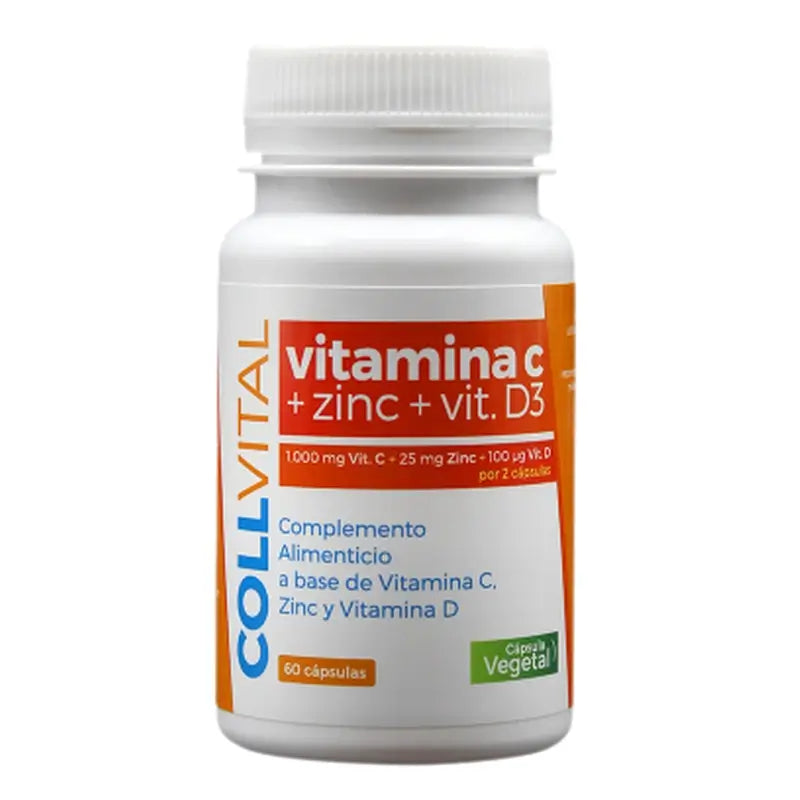 Triconatura Vit C +Zinc+Vit D3 60 Capsules Collvital
