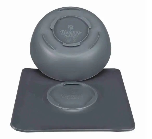 Trixie Anti-Slip Feeder Blue Grey, 850Ml