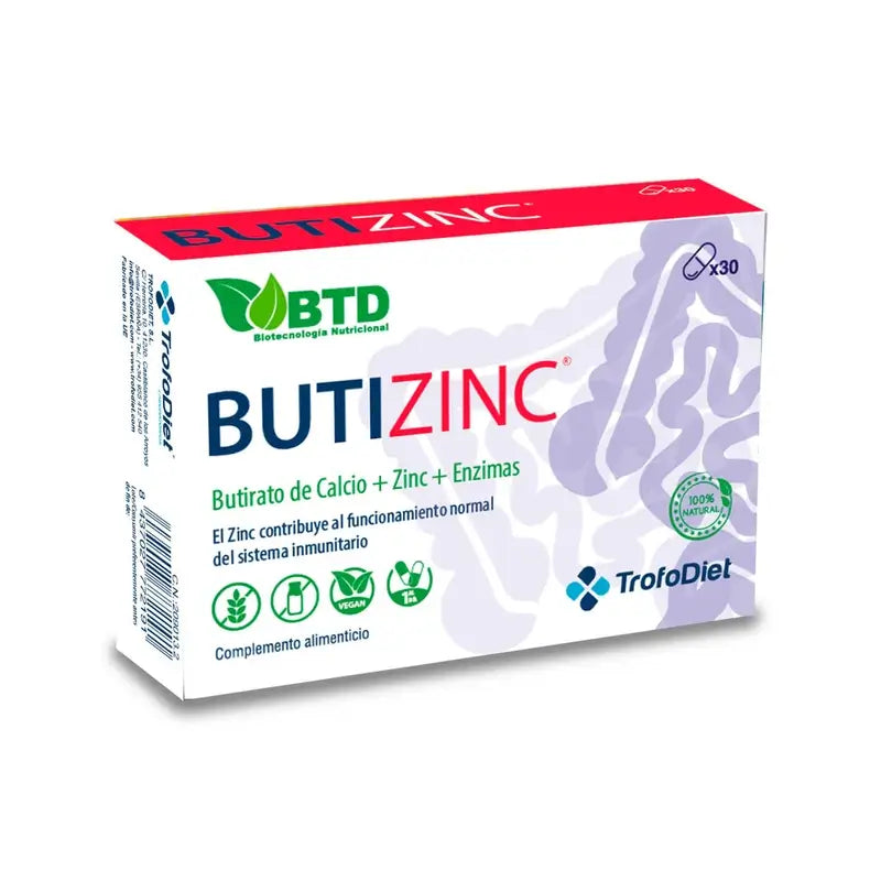 Trofodiet Butizinc 30 Capsules