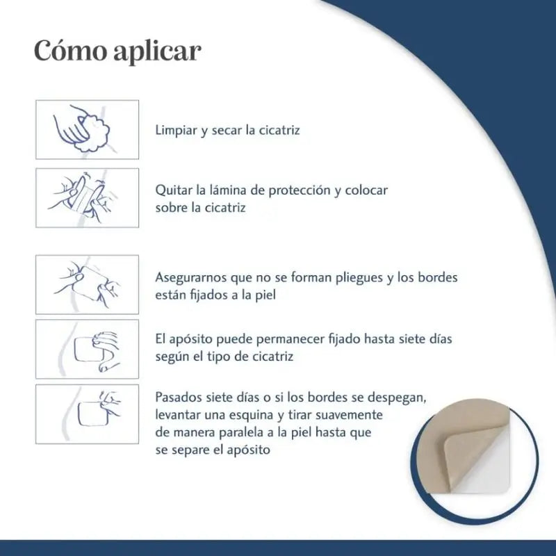 Trofolastin Réducteur de cicatrices périaréolaires 6,5 x 6,5 cm, 6 patchs