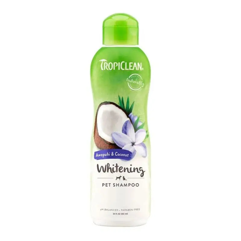 Tropiclean White Hair Shampoo Awapuhi Coconut Flower 355Ml