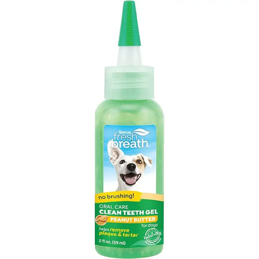 Tropiclean Fresh Breath Dental Gel Peanut Dog 59Ml