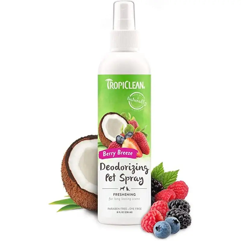 Tropiclean Deodorising Spray Red Fruit Coconut 236Ml