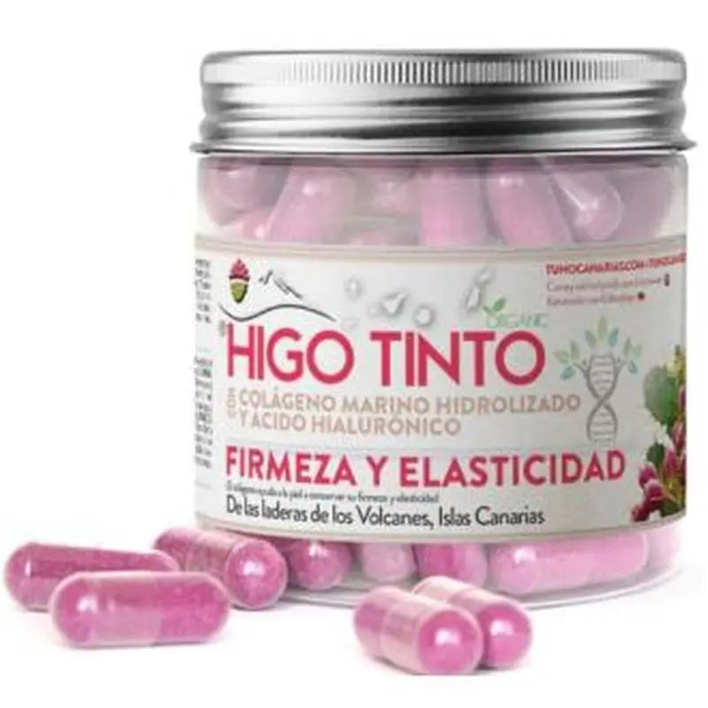 Tuno Canarias Red Fig with Collagen and Hyaluronic Acid 90 Capsules