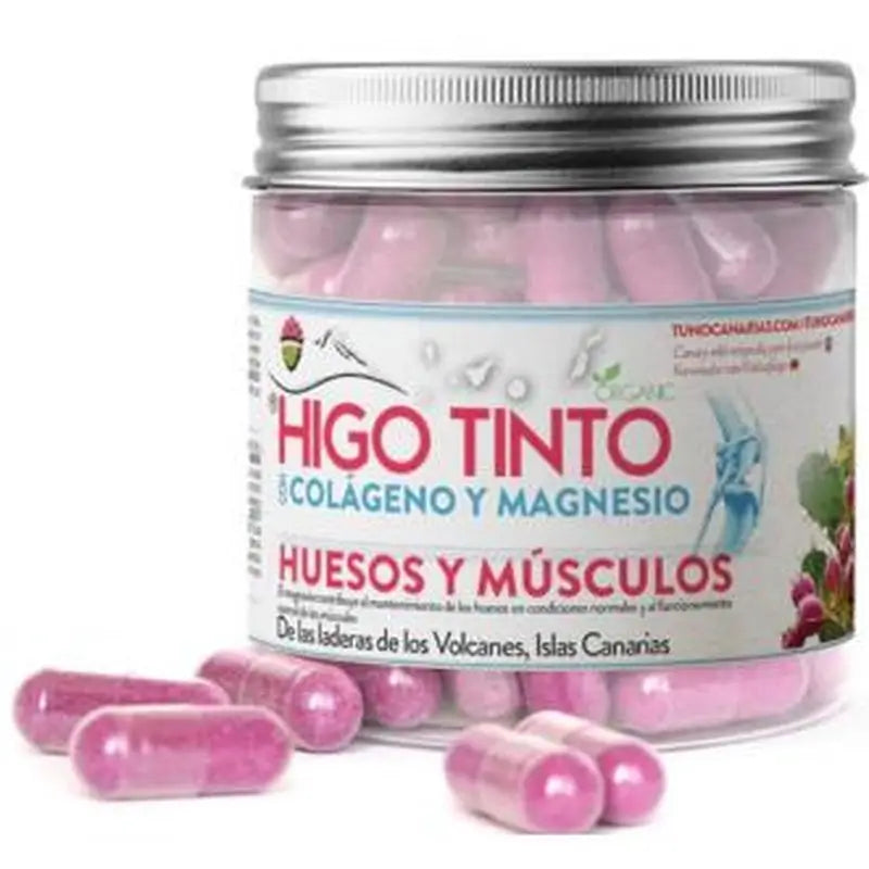 Tuno Canarias Red Fig with Collagen and Magnesium 90 Capsules