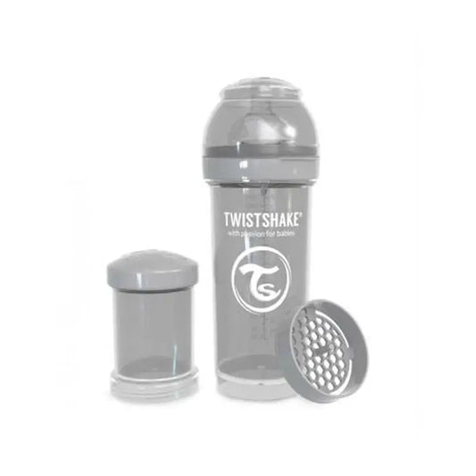 Twistshake Anti-Colic Bottle Grey , 260 ml