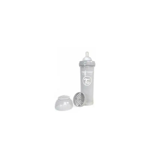Twistshake Anti-Colic Bottle Grey, 330 ml