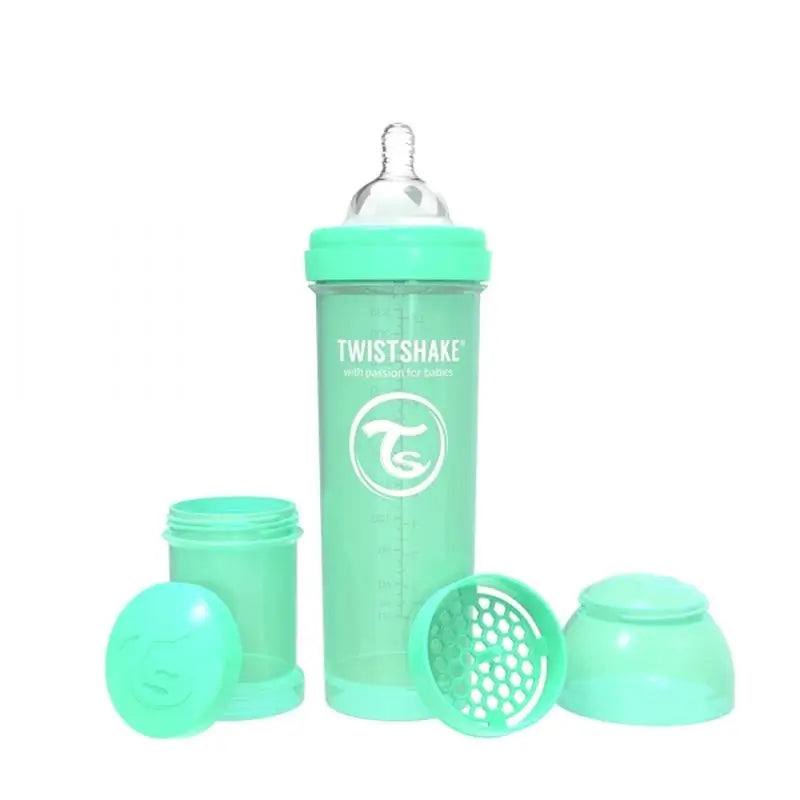 Twistshake Anti-Colic Bottle Green , 330 ml