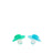 Sucette Twistshake bleue et verte 0-6M , 2 unités