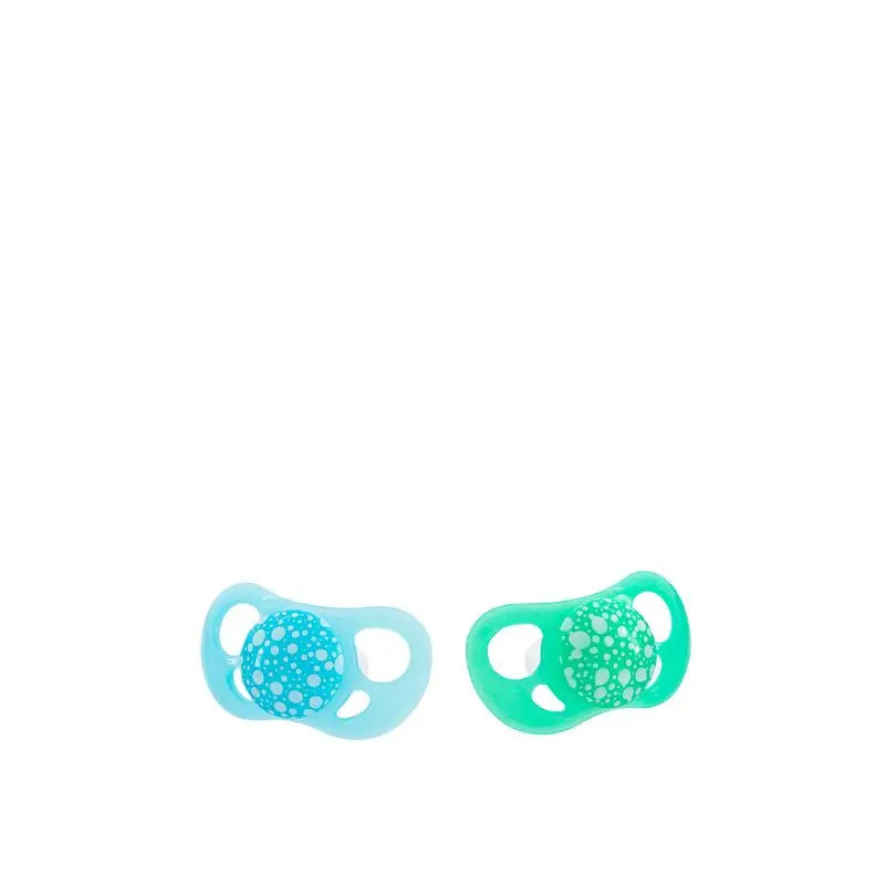 Twistshake Blue & Green Pacifier 6+M , 2 units