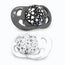 Twistshake Soother Black 6+M , 2 units