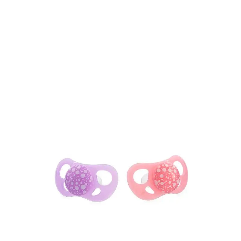 Twistshake Pacifier Pink & Purple 6+M , 2 units