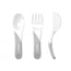 Twistshake Learning Cutlery White 6+M
