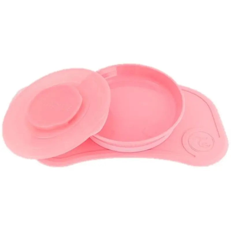 Twistshake Mini Tablecloth + Plate Pink