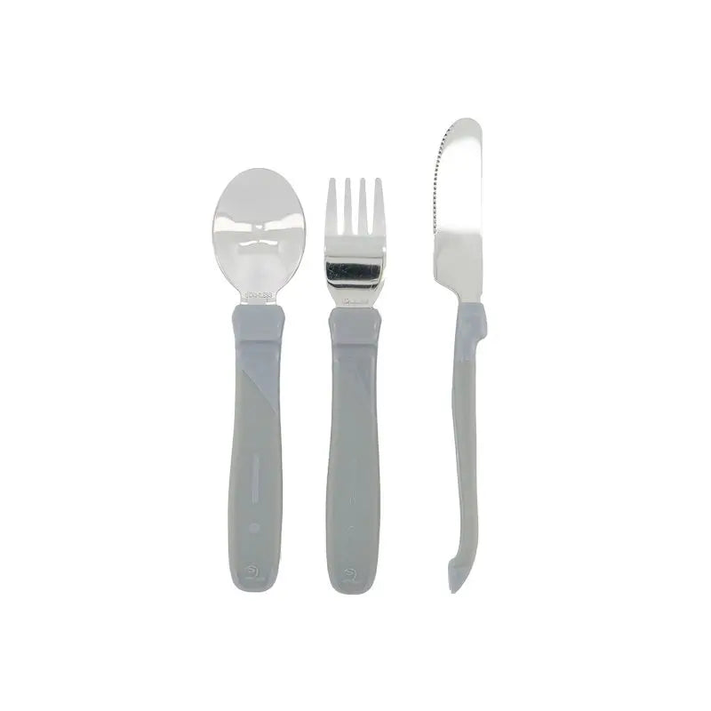 Twistshake Cutlery Set Grey 12+M
