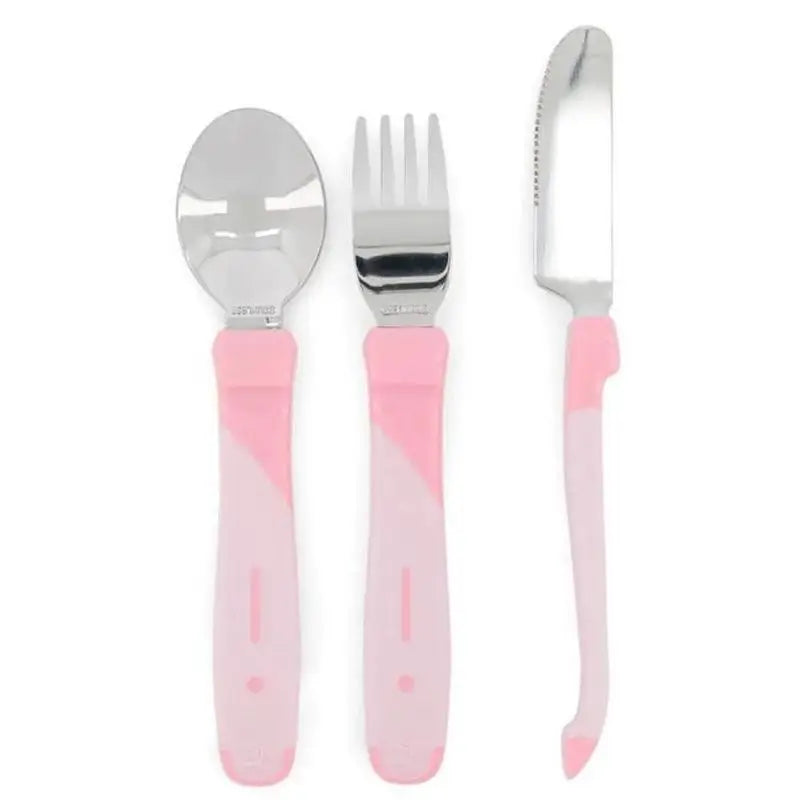 Twistshake Cutlery Set Pink 12+M