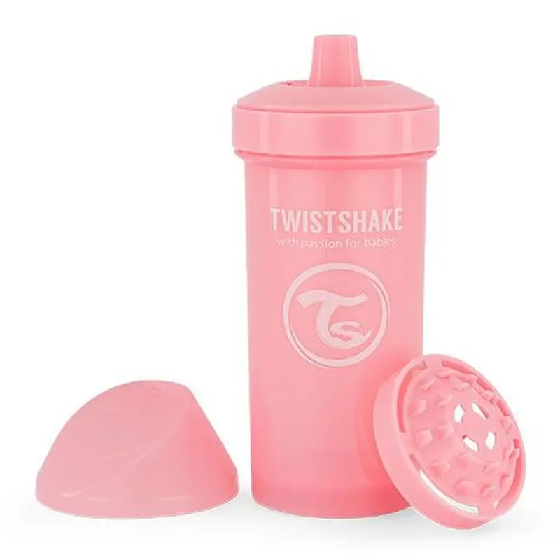 Twistshake Pink Tumbler 12+M , 360 ml
