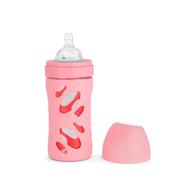 Twistshake verre anti-colique rose, 260 ml