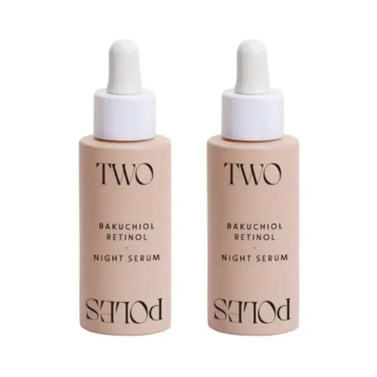 Sérum de nuit Two Poles, paquet de 2 x 30 ml