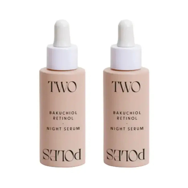 Sérum de nuit Two Poles, paquet de 2 x 30 ml