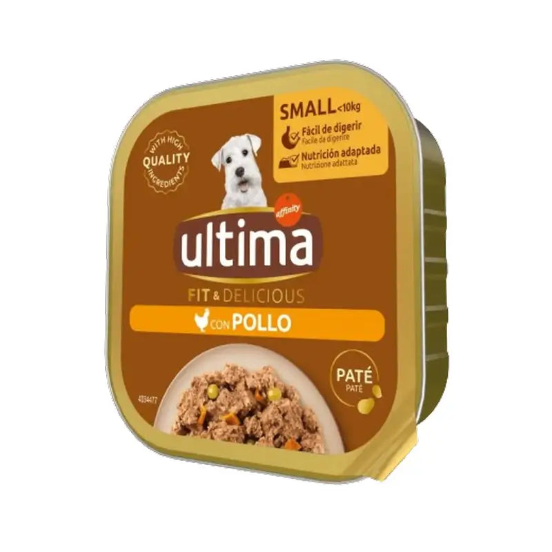 Ultima Comida Húmeda Ud Mini Wet Multipouch Poulet & Bœuf, 400 g