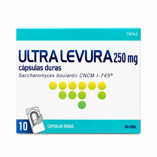 Ultra Levura 250 mg 10 Capsules dures