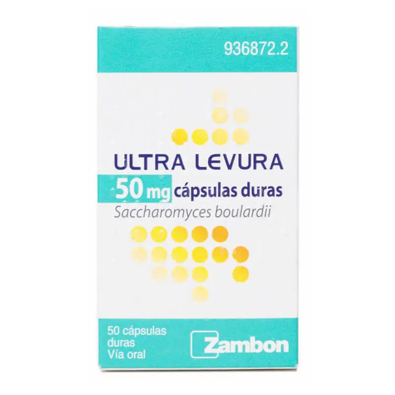 Ultra Levura 50 mg 50 Hard Capsules