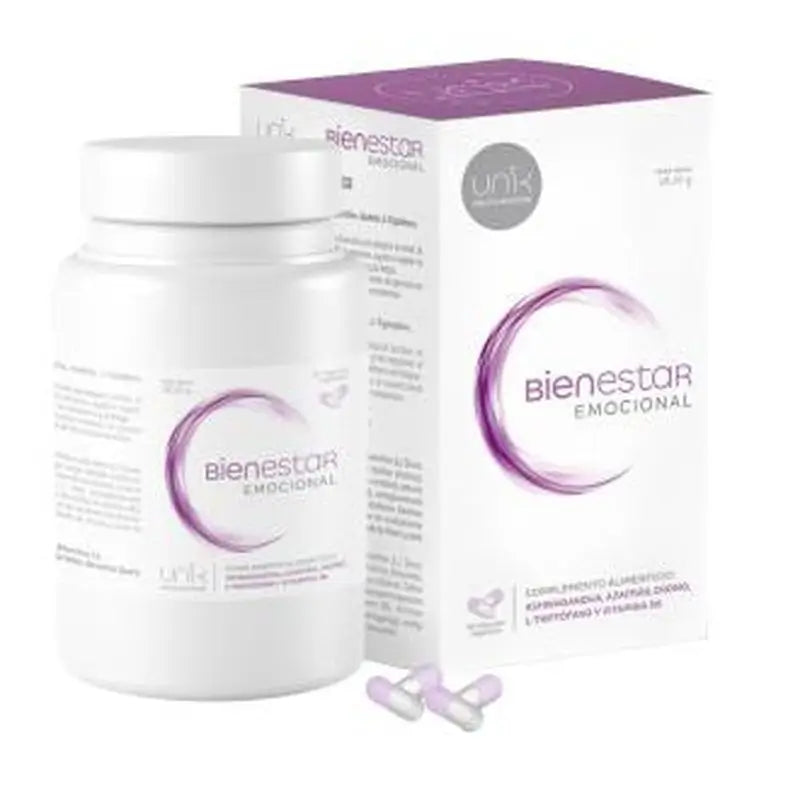 Unik Emotional Wellbeing 60 Capsulesveg.