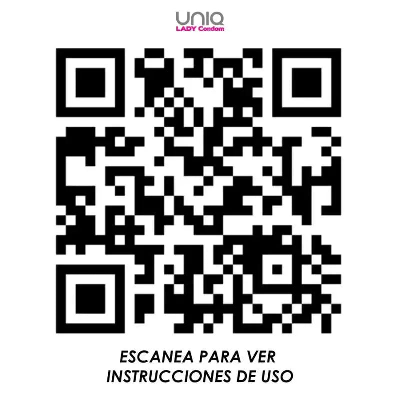 Uniq Lady Condoms Préservatifs féminins sans latex avec porte-jarretelles 3 unités